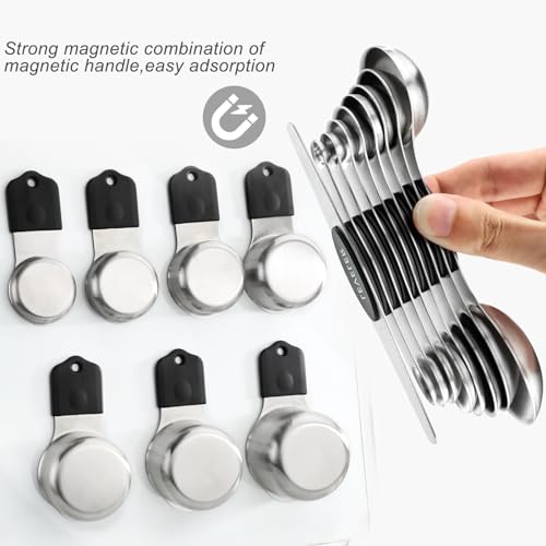 Set de Vasos y Cucharas Medidoras Magnéticas de 16 Piezas miniatura 4