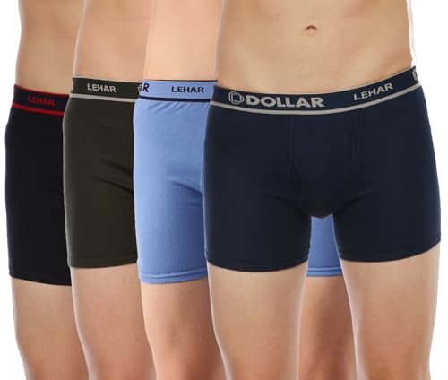 Image of Dollar Lehar Mens Combed Cotton Trunk - Actual Colour May Vary
