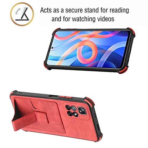 Étui Xiaomi Redmi Note 11 antichoc König Design avec béquille de support