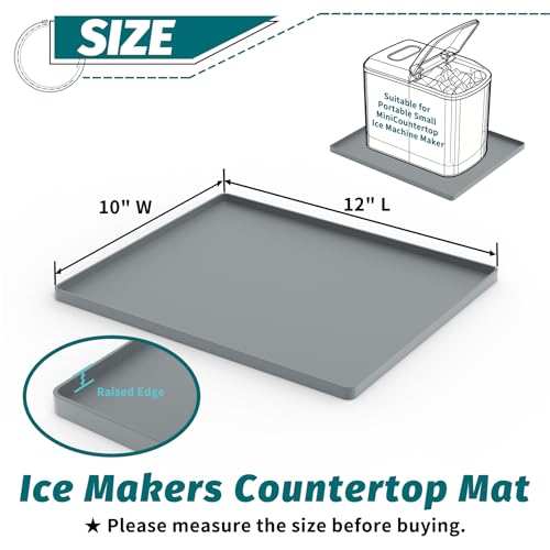 Tapete de silicona para máquina de hielo 12"x10" miniatura 2
