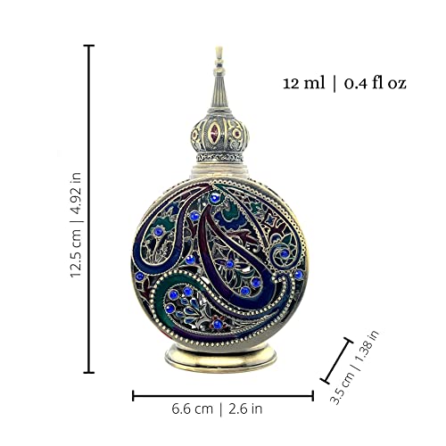 Amuze Fragrance Turkish Rose, 12 Ml - Metal | Premium Perfume Oil | Attar Oil | Alcohol-Free | Vegan & Cruelty-Free #TOP3