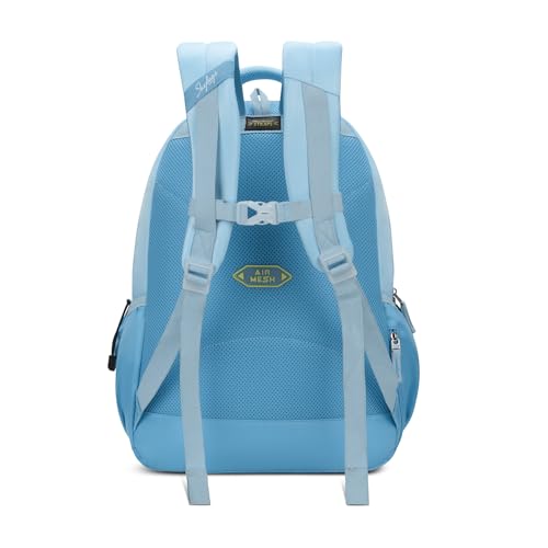 Image of Skybags Glow 37L Casual Backpack for Girls with 3 Compartments & Adjustable Shoulder Strap | Quick Access Front Pocket | Side Pockets | Air Mesh Back Panel | Perfect for School & Travel