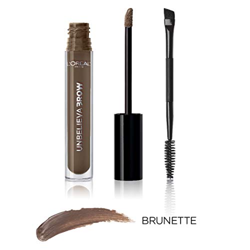 L'oréal Paris Unbelieva-Brow Longwear Waterproof Tinted Brow Gel, Brunette, 0.15 Fl. Oz. #TOP3