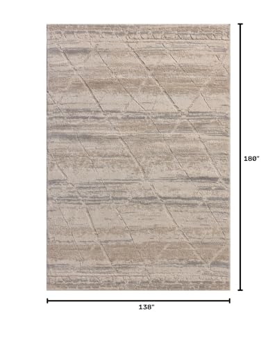 Image of Loloi Amber Lewis Monty Collection MOT-02 Ivory /Natural 11'-6 inch x 15', .50 inch Pile Height, Area Rug