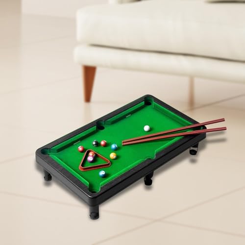 Colaxi Mini conjunto de piscina de mesa, jogo de bilhar, interação doméstica, brinquedo, mesa de jog