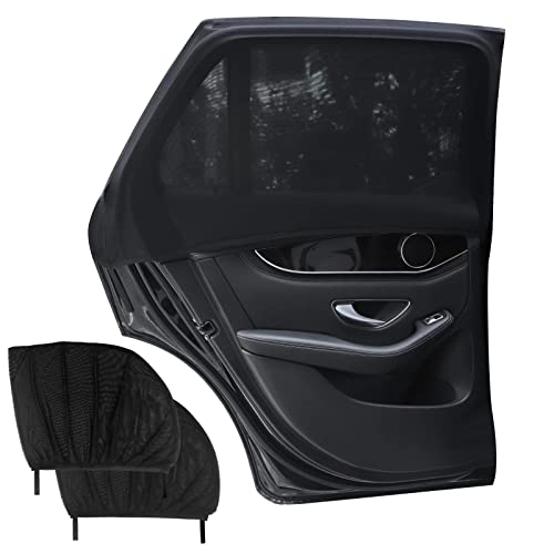 Protezione UV: rete traspirante: il nostro parasole offre una protezione UV del 99% grazie al suo materiale a rete di alta qualità. Allo stesso tempo, la struttura traspirante permette all'aria fresca di circolare senza ostruire la vista, perfetta per le calde giornate estive
