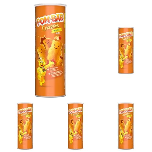 Pom-Bär Crizzlies Paprika Style 155 g (Packung mit 5)