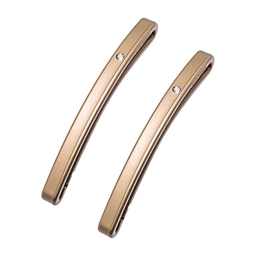 EVITA PERONI Patricia Hair Clip, 2.6" x 0.2" (New Gold)