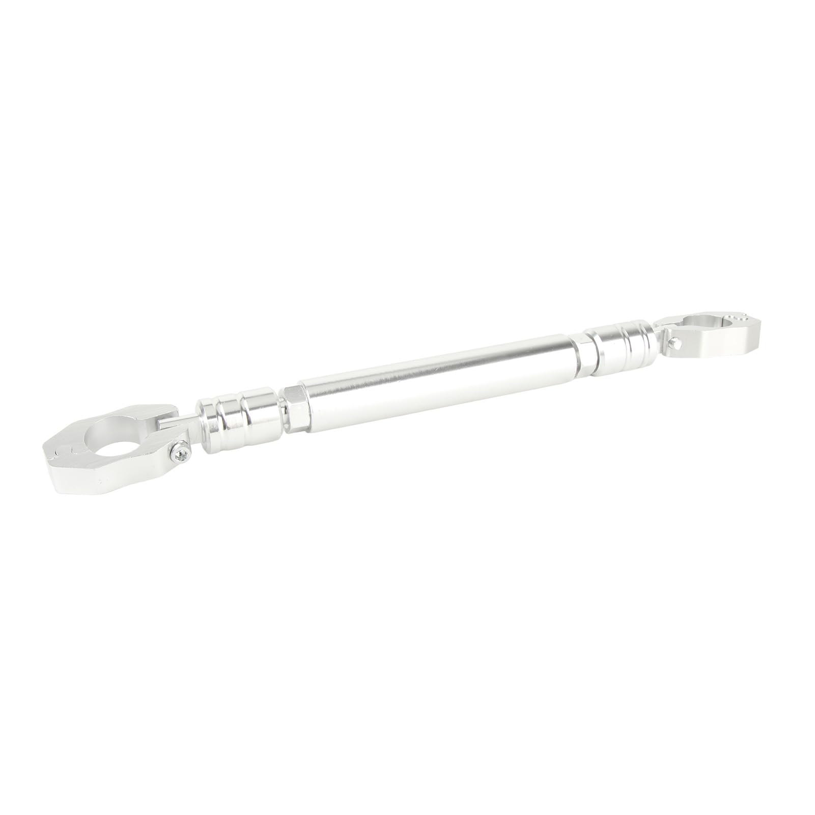 Barra di Bilanciamento della Moto, in Alluminio in Lega di Moto Bilancia del Manubrio della Barra Trasversale 22 Mm Accessori per Leva di Rinforzo Universale (silver)