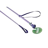 Tope estilo seta. MacTack - Fusta de equitación infantil con brillos (61cm) (Lila Brillante)