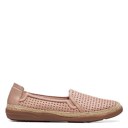 Clarks Clarks Collection Women's Elaina Ruby Loafer, Warm Beige, 7.5 N US
