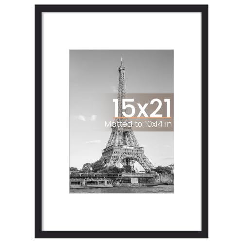 Image of upsimples 15x21 Picture Frame, Wall Decor Poster Frames, Black 1 Pack