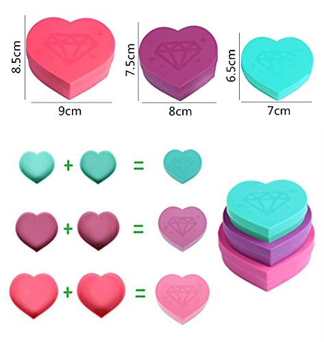 Diamond Painting Accessories Trays For Bead Sorting And Storage(3 Packs, Multicolor) #TOP4