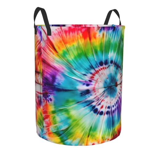 Panier à linge haut imprimé hippie Tie Dye pour chambre - 3