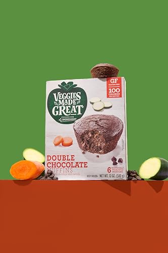 Veggies Made Great, Double Chocolate Muffins, 12 Ounce