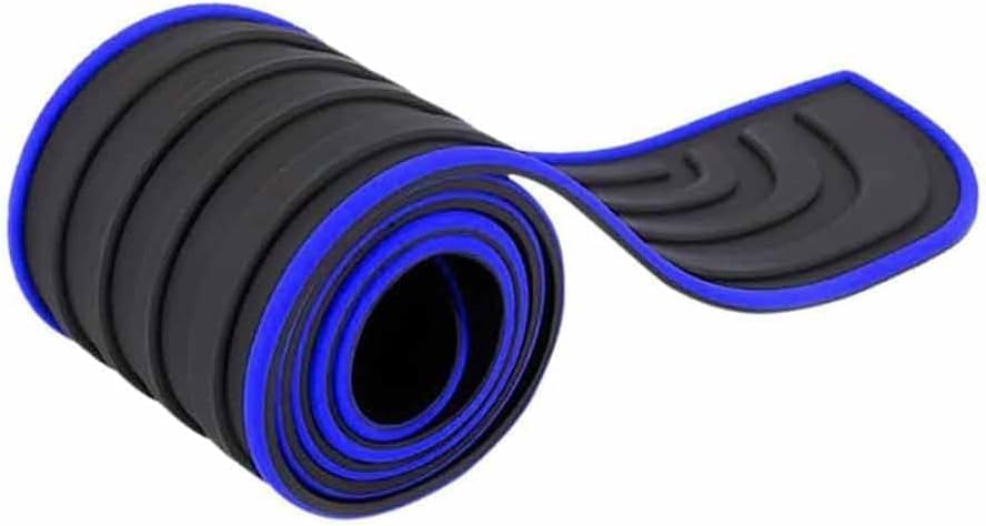 Car Rear Bumper Protector for Lexus IS 300 200t 250 2013-2018,Rubber Anti-Scratch Guard Strip Boot Sill Protection,Durable Trunk Edge Cover Accessories,90cm*7cm-C/Blackblue