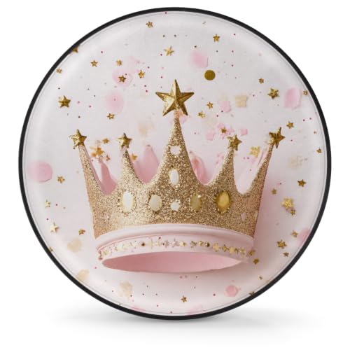 XIYOKRYON Pink Gold Crown Spare Tire Wheel Cover Protection Tires