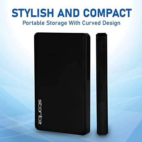 Storite External Hard Drive 160GB USB 3.0 Lightweight Data Backup & Storage Plug And Play Harddisk Portable Gaming Harddrive Memory Extended Hdd For PS3 PS4 Xbox Games Laptop PC Mac Desktop (Black) - Image 2