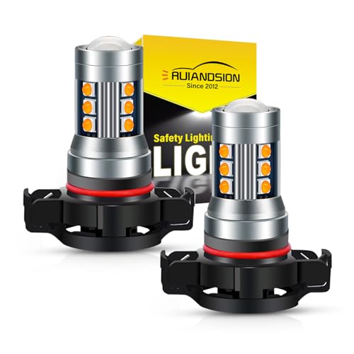 Ampoule LED PSY24W ambré Ruiandsion pour clignotant avant de voiture
