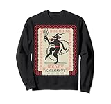Photo Gallery merry krampus - costume natalizio classico da demone, divertente felpa Photo Gallery merry krampus - costume natalizio classico da demone, divertente felpa