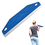 Edge Painting Tool, Stainless Steel Shield For Skirting Boards/Carpet, Cutting In Tool For Painting, Painting Tool, Paint-Cutting In Tool, Combining Scraping, Cutting-In And Smearing Protection (Blue)