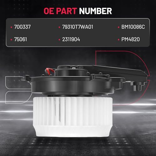 Image of BDFHYK AC Heater Blower Motor Fan 700337 Compatible with Honda 2016-2022 HR-V L4 1.8L Sport Utility with Fan Cage,HVAC Blower Motor Assembly Replacement for 79310T7WA01 BM10086C 75061 2311904 PM4820