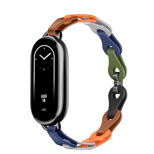 [Etsbaocy] �o���h Xiaomi Smart Band 10 / 9 / 8 �Ή� �����x���g �V���I�~ �X�}�[�g�o���h10/9/8 �ւ��x���g �������҂݃f�U�C�� ���߉\ �����p�X�g���b�v - �J���t���[�W��