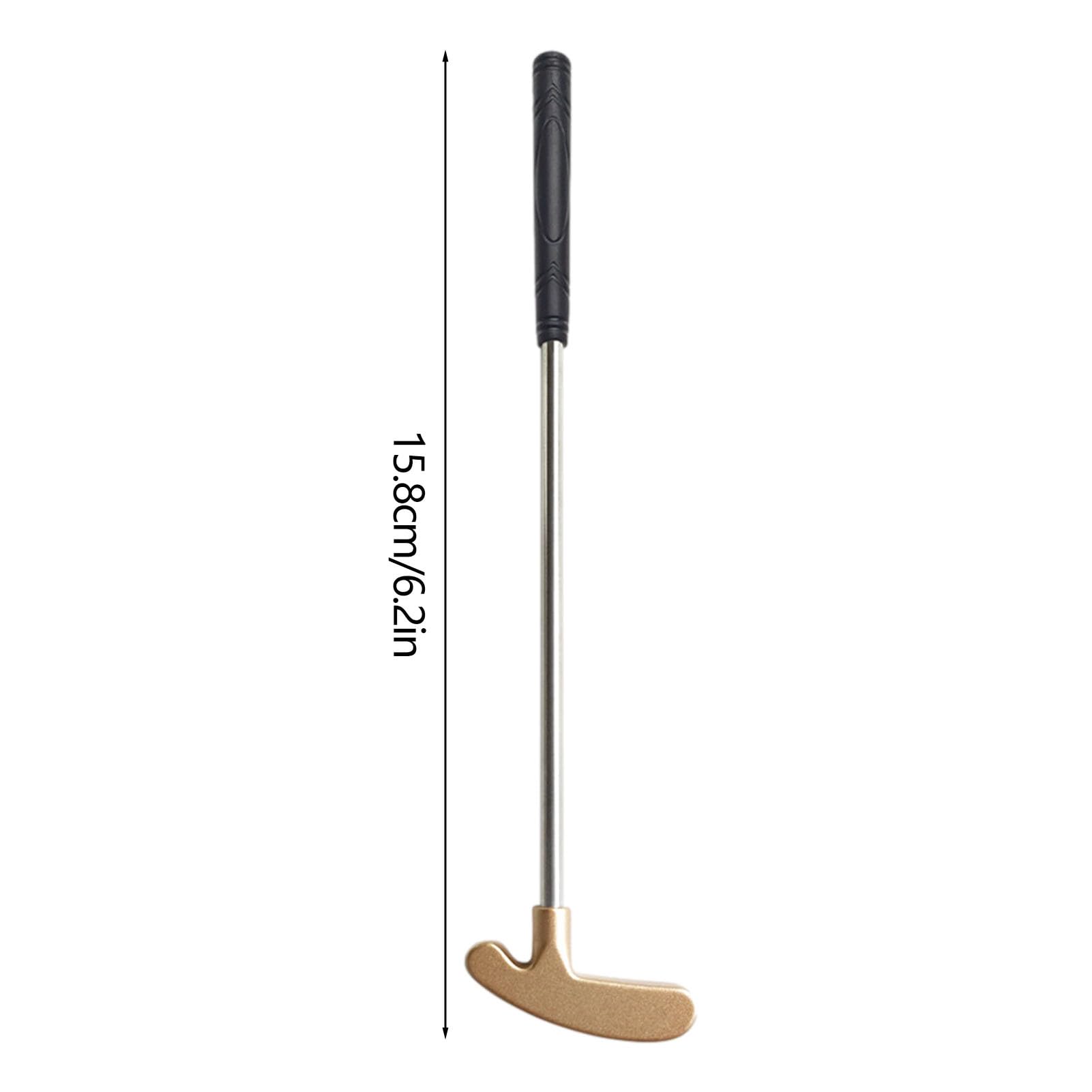 Golf-Putter, Golfschläger-Putter, Golf-Putter für Herren, Zinklegierungskopf, Golf-Putter, Golfschläger, Edelstahlschaft, tppr-Griff, tragbar, 2-Wege-Putter, Golf-Zubehör für Wohnzimmer