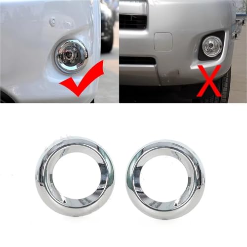 Cubierta de luz antiniebla para Toyota RAV4 2009-2013, ajuste preciso que renueva el parachoques 5