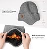 Wmcaps Fleece Lined Winter Beanie with Earflap for Men Women - Windproof Thermal Knit Hat for Cold Weather #1