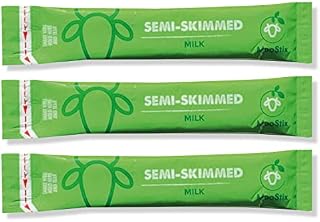 MooStix - Semi Skimmed Milk Dairy Creamer - 9ml x170 - UHT Milk Stix - Single Serve Milk Sachets - Long Life Milk - Ideal For Tea & Coffee