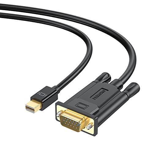 FEMORO Mini DisplayPort to VGA Cable 3ft, Mini Display Port DP to VGA Cable Adapter Male to Male (Thunderbo…