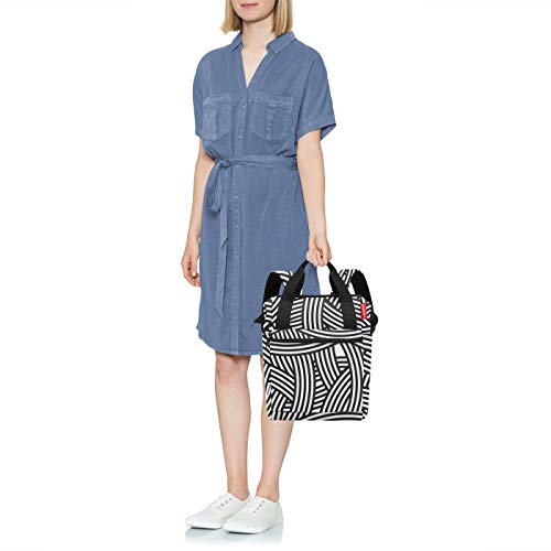 Reisenthel allrounder R rugzak tas 25 x 40 x 17 cm / 12 l / polyester, zebra (meerkleurig) - RA-JR1032 - Image 5