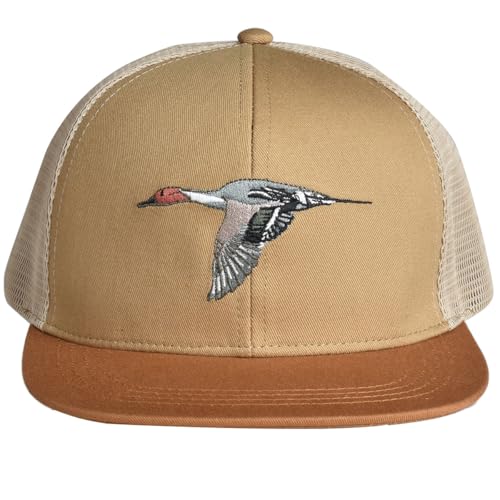 Image of EDTREK Outdoorsman Pro Trucker Breathable Mesh Performance Cap - Flat Brim Snapback Hat