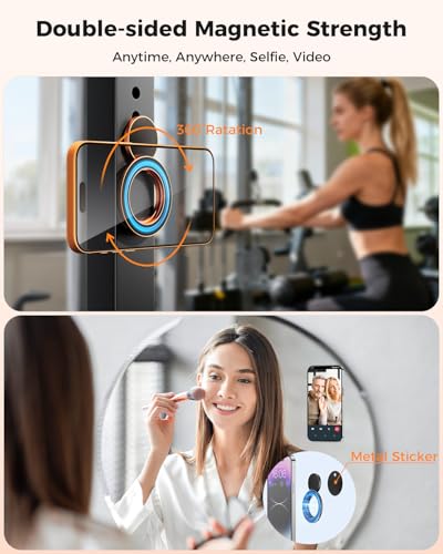Image of SUPERONE Dual-Side Magnetic Ring Holder, Phone Grip Stand for MagSafe