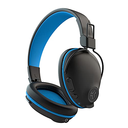Jlab Jbuddies Pro Wireless Over-Ear Kids Headphones | 35+ Hour Battery Life | Built-In Volume Regulators For Safety | Share Mode | Folding | Adjustable | Noise Isolation | With Mic | Blue #TOP1