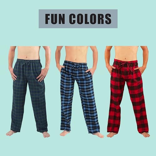 NORTY Flannel Pajama Pants for Men - Comfortable PJ Bottoms for Adults - Men's Sleepwear - Cotton/Poly Blend4