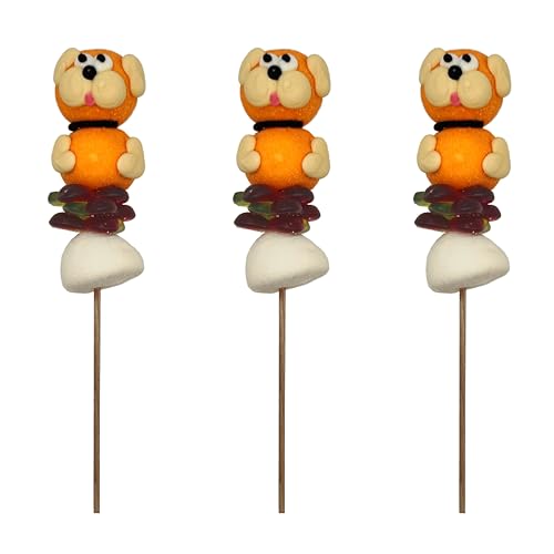 Los talleres de TONTON PIERROT – Confitería artesanal francesa – Pincho: (perro 55 g. Lote de 3 unidades