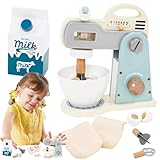 Haushaltswaren Spielzeug für die Küche | Holzmixer für Lebensmittel | Spielmixer in der Kinderküche | Für , Kindergarten, Partykinder und Klassenzimmer