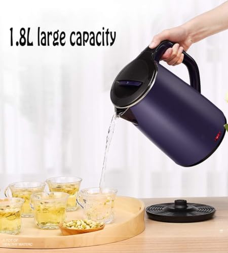 Kettle eléctrico inoxidable 1.8L 1500W azul miniatura 7