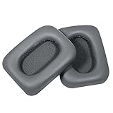 Replacement Earpads Protein Leather Ear Pads Cushions Cover Repair Parts Compatible with Monster Inspiration Over-Ear Headphones (Grey)