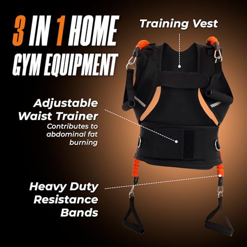 RWX 3-in-1 Multifunctional Vest - Muscle Strength and Posture Correction - Upper Body Fitness Equipment, Waist Trainer by RWX - Image 2