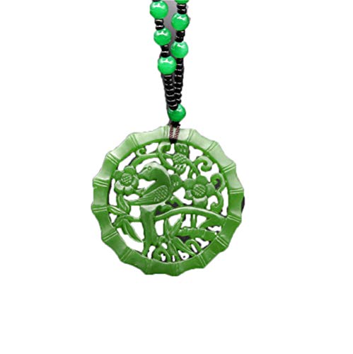 Collier en jade vert naturel, bijou idéal pour vos soirées