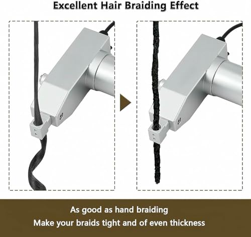 Dreadlocks machine électrique portable avec 6 trous de remplacement pour locs
