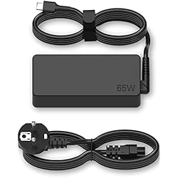 Cargador Lenovo Punta Tipo C 65W 45W Cargador portátil USB C Adaptador de Corriente Tipo C Cable para HP, Lenovo, ASUS, ZenBook, MacBook Pro Air, Acer, ThinkPad T480 T480s T580 Chromebook 100e 300e C330 Yoga C930 Type C Cargador