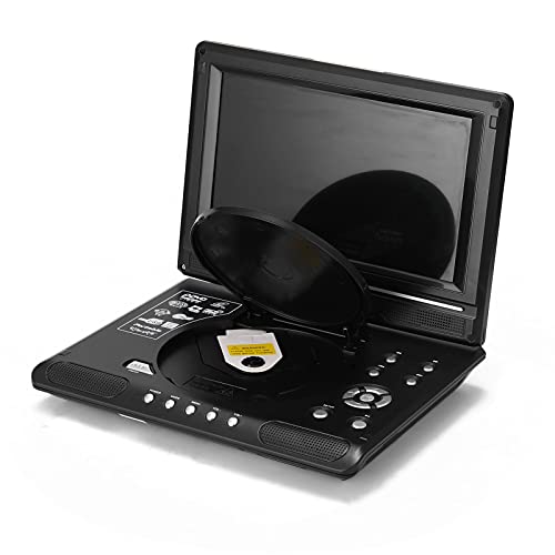 Tempaky TV de 9,8 polegadas DVD player portátil VCD MP3 MPEG Viewer com alça para jogos e CD