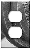 Switch Plate Outlet Cover - Fitness Studio Dumbbell Weights Sport Body Building
