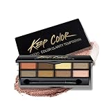 Paleta de sombras de ojos de 8 colores: sombras de ojos nacaradas y mate, fáciles de mezclar para un maquillaje de ojos perfecto.