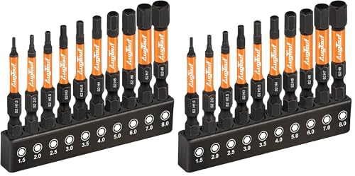 Image of toolant Impact Hex Bit Set, Metric, 10-Piece (Pack of 2)