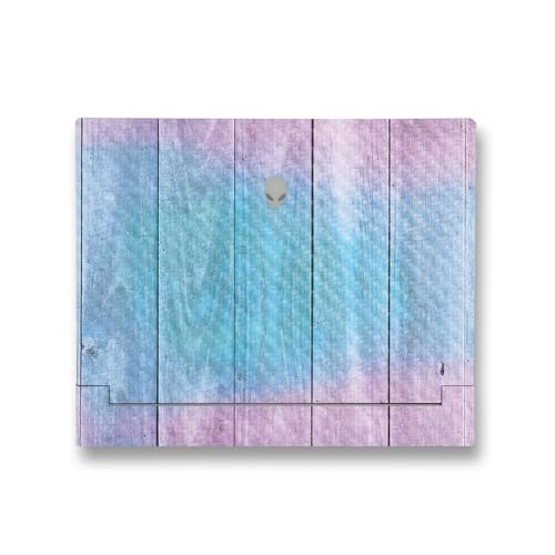 Image of MightySkins Carbon Fiber Skin Compatible with Alienware X14 R2 (2023) Full Wrap Kit - Wood Pastel | Protective, Durable Textured Carbon Fiber Finish | Easy to Apply & Change Styles | Made in The USA